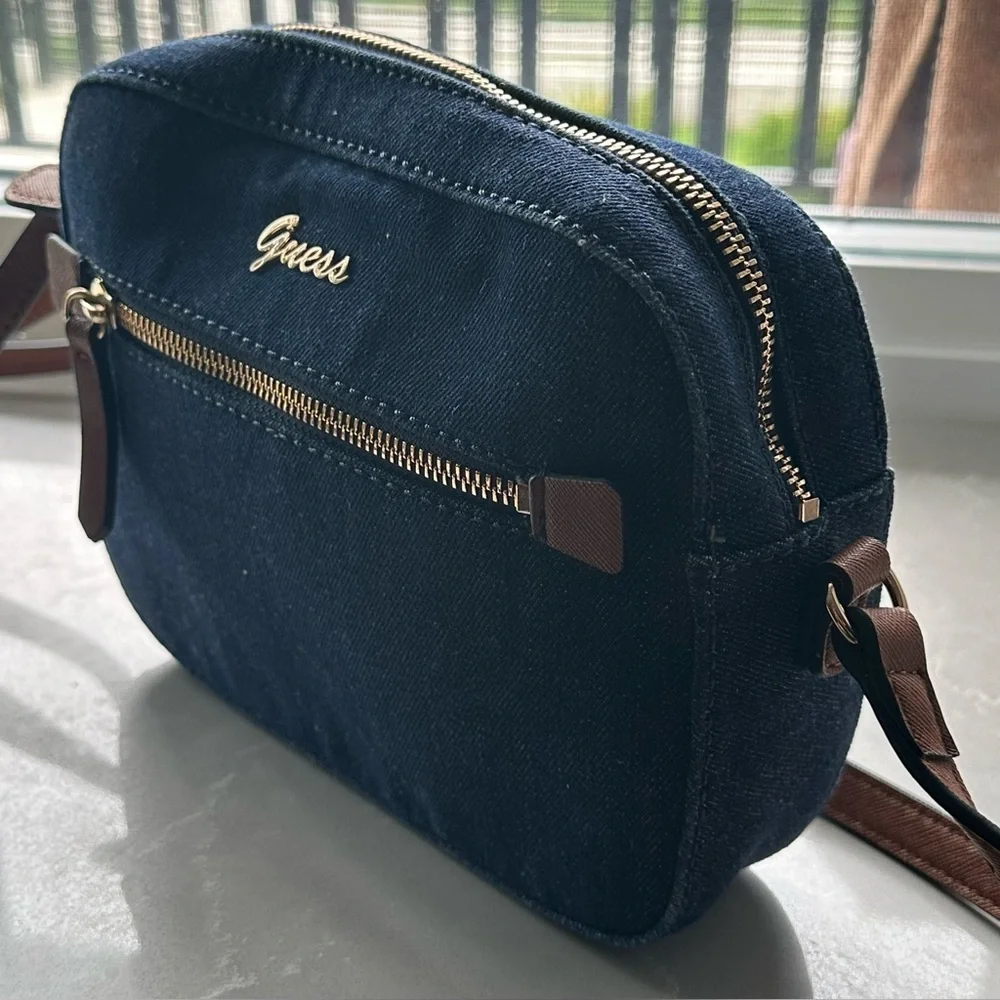 Guess Angelic Denim Camera Bag - Picture 6 of 7